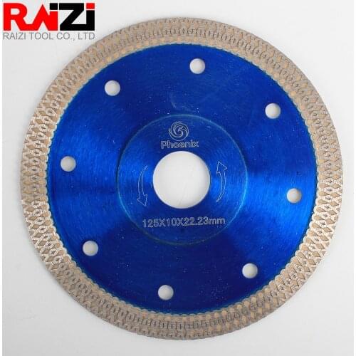 Raizi Phoenix 115/125/180/230mm Mesh Thin Turbo Porcelain Tile Diamond Cutting Disc Mesh Thin Porcelain Tile Cutting Saw Blade