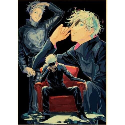 Home Decoration Canvas Conjuration Back Anime Pictures Wall Art Paintings Prints Modern Modular Poster Living Room No Framework