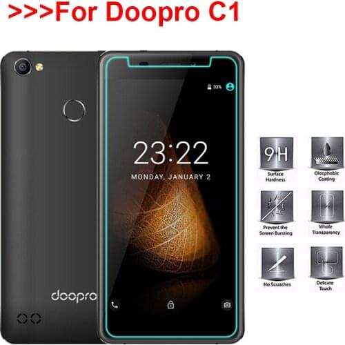 Doopro C1 Tempered Glass 9H 0.26mm 2.5D Not Full Cover Screen Protector Toughened Protective Glass Phone Film For Doopro C1