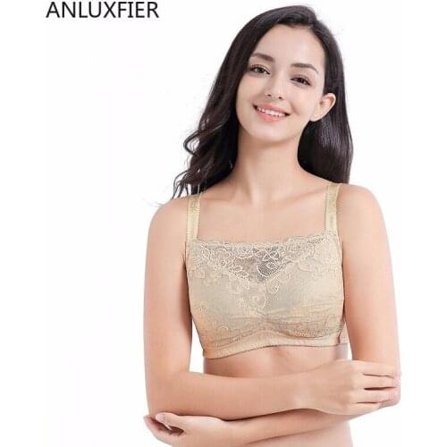 H9715 Artificial Boobs Bra After Breast Cancer Surgery Silicone Breast Professional Bras Underwear No Steel Ring Lace Lingerie