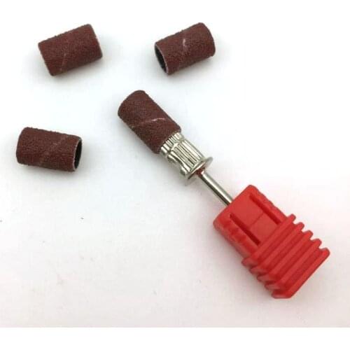 Mandril Cortadores Bits prego Broca Lixar Bandas Para Manicure Nail Cortadores Para Pedicure Lixar Lixar Tampas para Pedicure