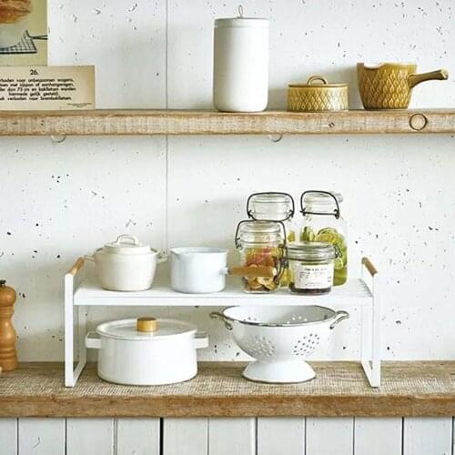 Kitchen Racks Plate Storage Rack Spice Seasoning Shelf Stainless Steel Storage Shelf Space Saving Shelves Kitchen Organizer