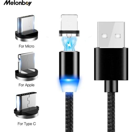 Magnetic USB Cable Type C Cable Magnet Charger Charge Micro USB Cable Mobile Phone Cable USB Cord for iPhone Huawei Samsung