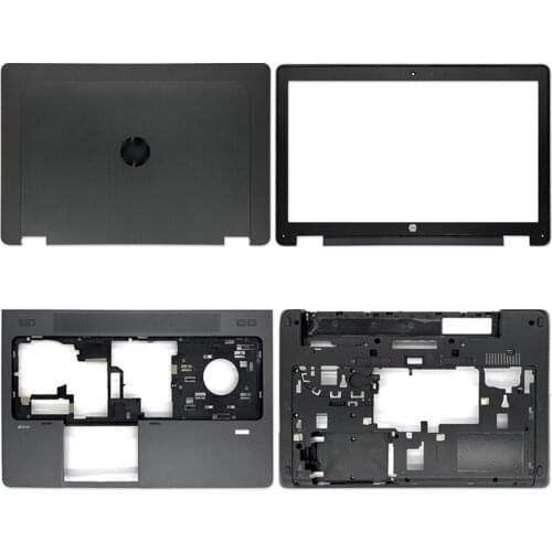 New portable lcd back cover/front frame/handrest/bottom case/hinges for hp zbook 15 g1 g2 15.6 inch top case