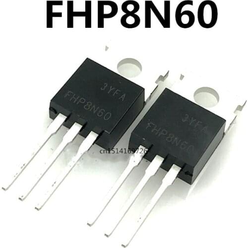 Original new 5pcs/ FHP8N60 8N60 8A/600V TO-220