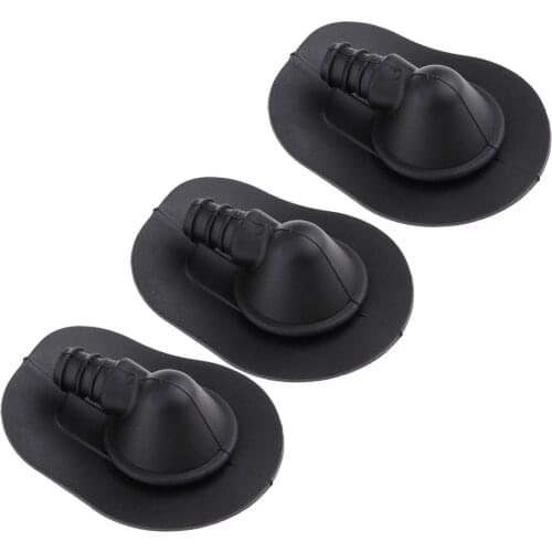 3Pcs Standard TPU 90 Degree Kitesurfing Kiteboard Kite Bladder Repair One Way Valve Surfing Accessories Black