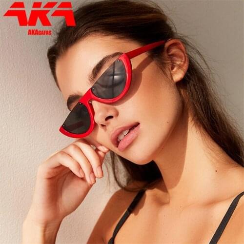 AKAgafas Punk Sunglasses Women/Men 2021 Brand Designer Vintage Glasses UV400 Outdoor Candy Color Eyeglasses Oculos De Sol Gafas