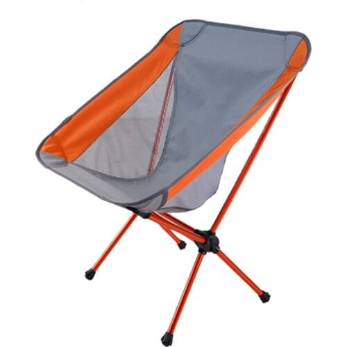 Light Portable Folding Chairs Oxford Cloth Aluminum Alloy Outdoor Chair For Beach Camping BBQ Garden Sunbathing Fishing