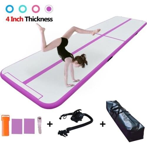 Air Track 13ft 16ft 20ft Airtrack Gymnastics Tumbling Mat Inflatable Tumble Track with Air Pump for Home Use/Tumble/Training