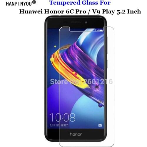 For Huawei Honor 6C Pro / V9 Play Tempered Glass 9H 2.5D Premium Screen Protector Film For Huawei Honor 6C Pro / V9 Play 5.2"