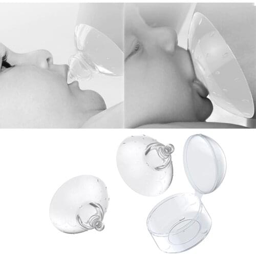 1/2pcs/Set Silicone Nipple Protectors Feeding Mothers Nipple Shields Protection Cover Breastfeeding Mother Milk Silicone Nipple