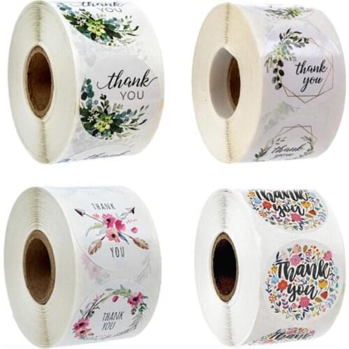 Greenery Frames Thank You Stickers 4 Alternate Designs For Wedding Birthday Party Christmas Gift Envelope Decoration