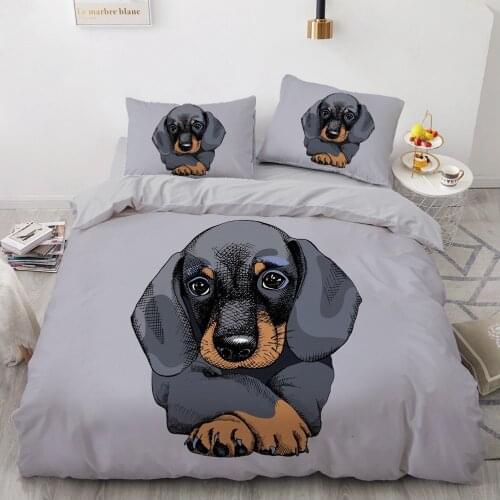 3D Luxury Bedding Set Duvet Cover Set Comforter Double King Queen Double Single Size Red Cartoon Design Custom Bedclothes