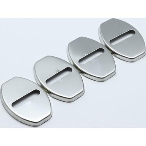4pcs Anti Rust Car Door Lock Protective Buckle Cover for Volkswagen Scirocco Scirocco R 2009-2019 Car Styling Accessories