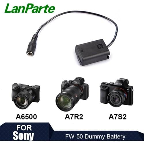 Lanparte FW50 Dummy Battery Pack for SONY Camera A7SII A7 A6500 A6300