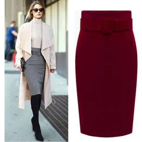 ANASUNMOON Long Pencil Skirts