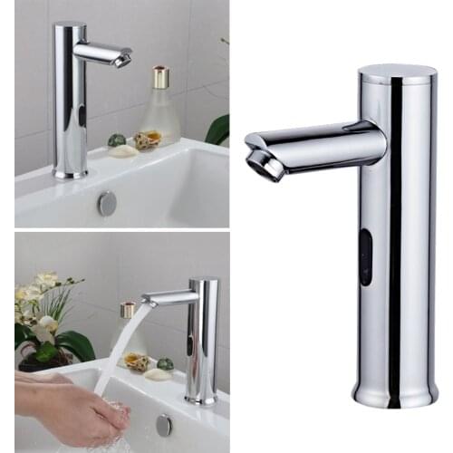 Touchless Bathroom Basin Sink Automatic Sensor Faucet Tap Under Counter