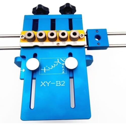 Woodworking three-in-one roundwood boring hole locator furniture plate puncher DIY woodworking tools