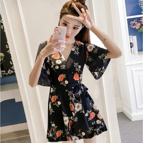 DERMSPE Floral Summer Dresses