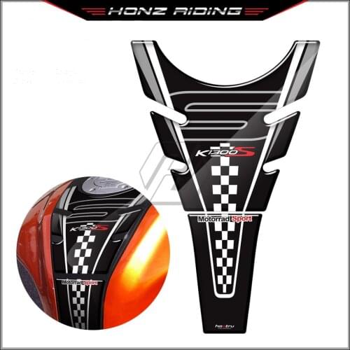 For BMW K1300S K1300 S 2009-2015 3D Resin Motorcycle Tank Pad Protector