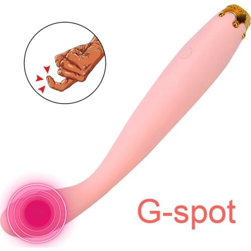 Women Vibrators G Spot Stimulator Clitoris Vaginal Massager Dildos Anal Plug Female Masturbator Spoon Erotic Toys For Sex Shop