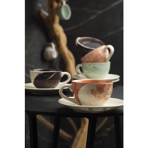 Kutahya has Porcelain Stella Double Coffee Mix Hypnose Cup Glasses Hokkah Coffee English Coffee Espresso Expresso Porcelain