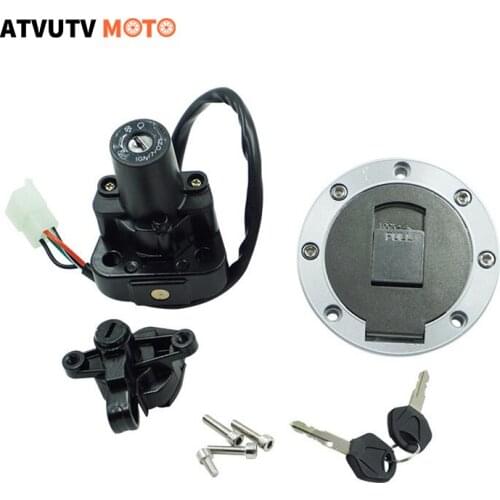 Motorcycle Ignition Fuel Gas Tank Cap Cover Lock With KEYS For YAMAHA YZF1000 97-98 YZF600 XJR400 XJR1200 1300 XJR400 95-02