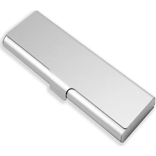 Simple Metal Aluminum Pencil Case Costom Logo Pencil Case Student Stationery Box Gift Pen Box Pencil Case Gift Box Metal Pencil Box