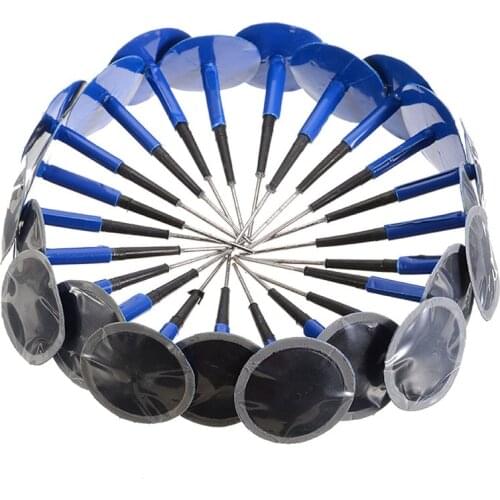 New 24pcs Tyre Puncture Repair Tubeless Wired Mushroom Plug Patch Kit 4mm/6mm/9mm for Car Motorcycle Truck professional Tools