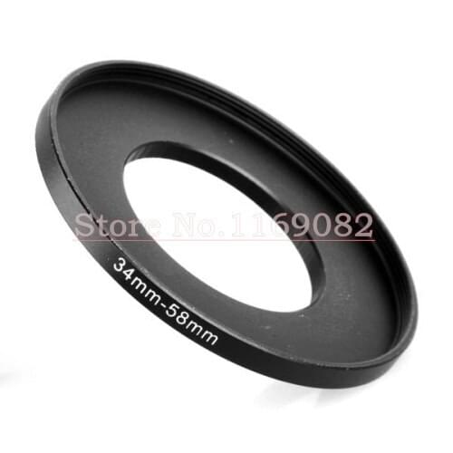 Wholesale 10pcs 34mm to 58mm 34-58 Lens Stepping Step Up Filter Ring Adapter