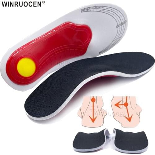 WINRUOCEN Premium Orthopedic shoes 3D Arch support Flat Feet For Women / Men Plantar Fasciitis orthopedic insoles Foot pain Pads