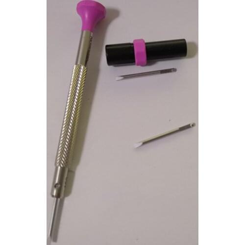 Bergeon 30081ATSwiss Made Micro Flat Head Screwdriver in millimeter slot type screwdriver TO repair the watch have two tools bit
