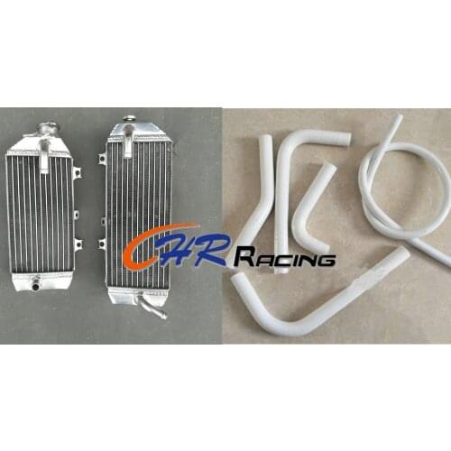 Para KAWASAKI KX250F KXF250 KX250AHF 2017 radiador de aluminio 2018 + manguera de radiador de silicona