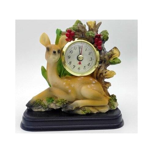 Gift Idyllic resinous parrot resin simple clock quartz Clocks watches living room creative craft indoor personalized decoration