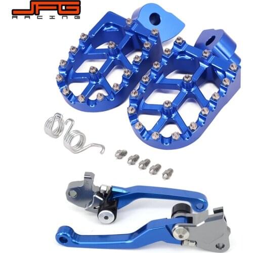 Motorcycle CNC Foot Pegs Pedals Rests Footpegs And Brake Clutch Lever For YAMAHA WR250F 2017 2018 2019 2020 WR450F 2016-2020