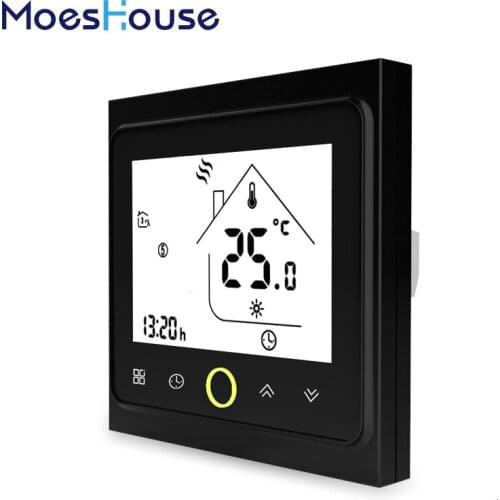 Thermostaat Temperatuurregelaar LCD Touch Screen Backlight voor Water vloerverwarming 3A Wekelijkse Programmeerbare Indoor