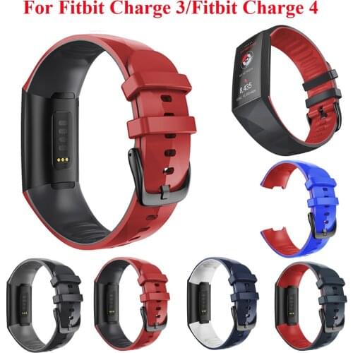 JKER Fitbit charge 3 4 Band Metal Strap For Fitbit Charge 2 Band Milanese Stainless Smart Bracelet For Fitbit Wrist Accessories