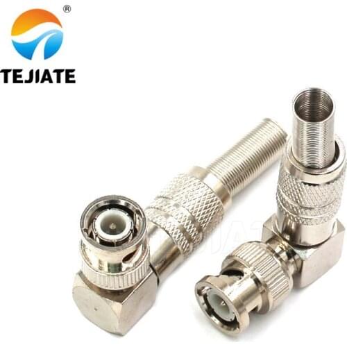 1PCS BNC AHD/CVI/TVI Coaxial Conveyor Single Head Connecting Wire J-5 K-5 Video Surveillance Adapter