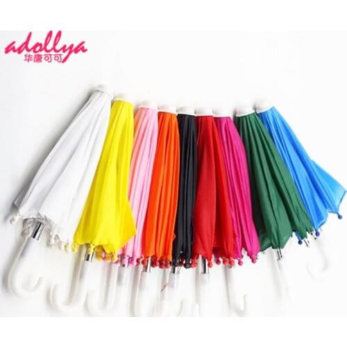Adollya Doll Accessories Toys For Girls Mini Umbrella Rain Gear For Dolls BJD Accessories For Bjd Colorful Umbrellas Dolls Toys