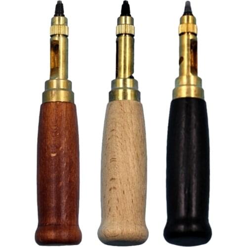 Automatic Belts Punch Small Replaceable Mute Rotary Punching for Leather Watch Craft Tool Hole Screw Drill Tip Die