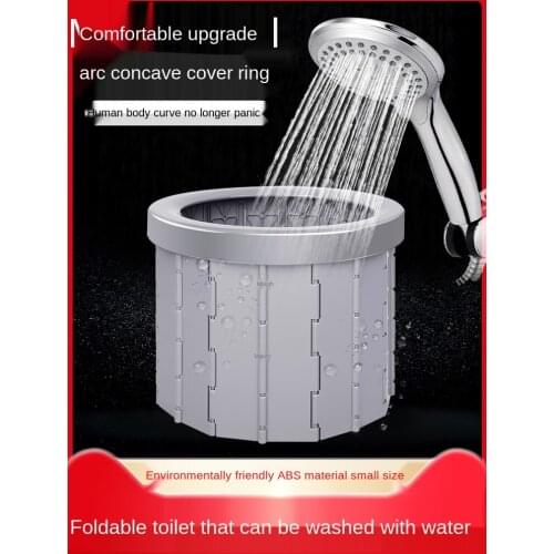 Car Toilet Folding Portable Washable Outdoor Emergency Toilet Self-Driving Travel Car Supplies Car Toilet