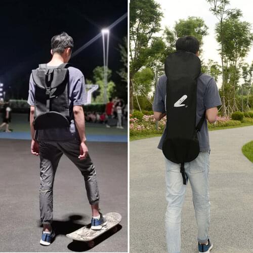 Land Surfboard Big Fishboard Bag Skateboard Portable Bag Long Board Dance Deck Backpack Double Rocker Skateboard Backpack Pink