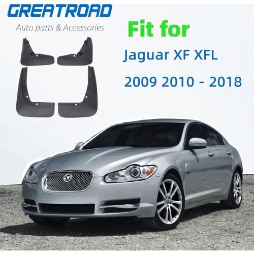 4Pcs Car Front Rear Mud Flap Splash Guards Mudguards For Jaguar XF XFL 2009 2010 - 2018 Fender Mudflap Auto Accessories Mud Flap