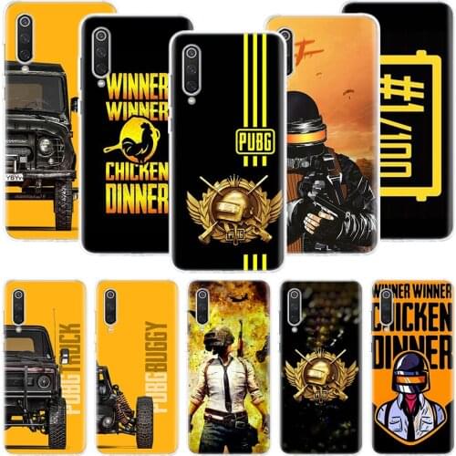 PUBG Winner Chicken Dinner Phone Case For Xiaomi Mi Note 10 11 9 8 10T 9T CC9 A1 A2 A3 5X 6X Pocophone F1 X3 F2 Pro Lite Coque C