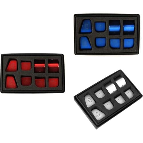 Car Window Lift Switch Button Door Open Sticker Trim for Tesla Model3 2021 High Quality ABS Interior Accessories