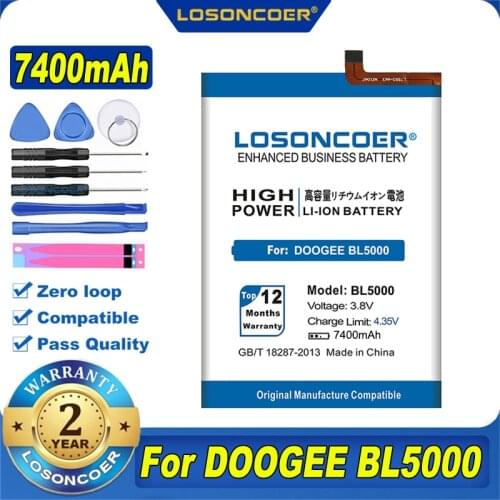 LOSONCOER DOOGEE BL5000 Phone Batteries