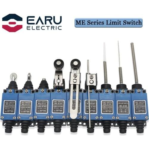 ME-8108 Mini Llimit Switch Rotary Adjustable Roller Switch AC 250V 5A/DC125V 0.4A NO NC 8104 8107 8111 8112 8122 8166 8169 9101