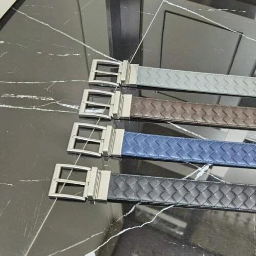 Luxury Fashion Male Genuine Leather Braided Belt Men Business Jeas Strap High Quality Cow Skin Classice Casual Vintage Waistban