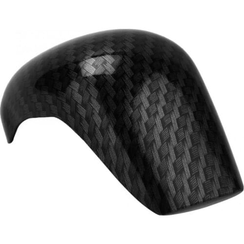 1pc Car Gear Shift Knob Head Cover Trim Decorative Sticker for MG ZS 2017-2018 Carbon Fiber Gear Shift Knob Head Cover Trim