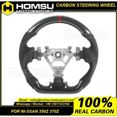 2009+ Custom-made Steering Wheel Carbon Fiber For nissan 350Z 370Z Steering Wheel Carbon Fiber